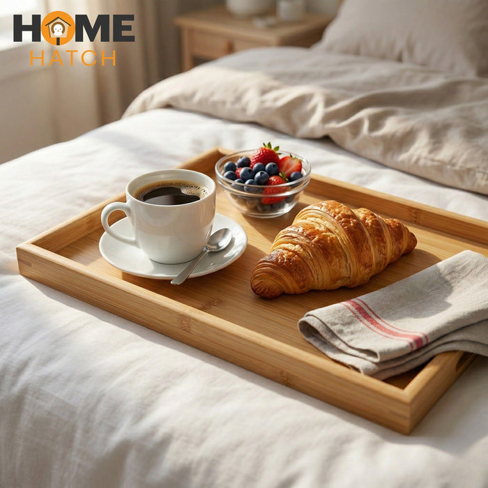 bamboo serving tray set of 3  for kitchen and dining use in Pakistan