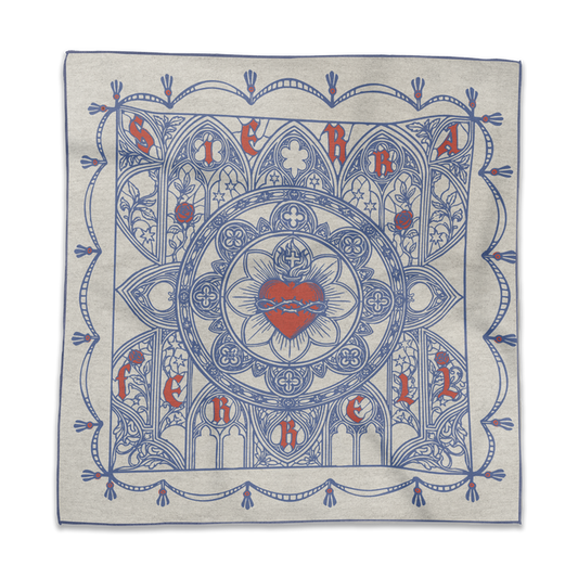 Bandana Ivory Sacred Heart