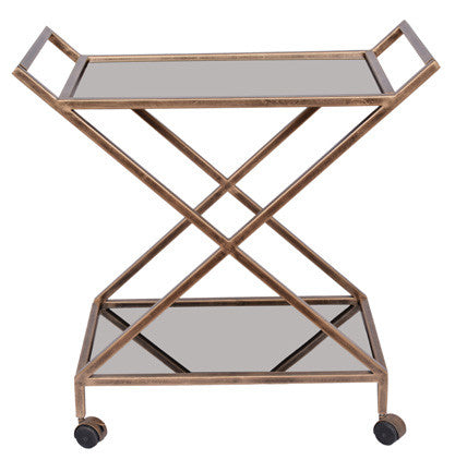 BAR CART - Antique Gold (Wholesale Price)