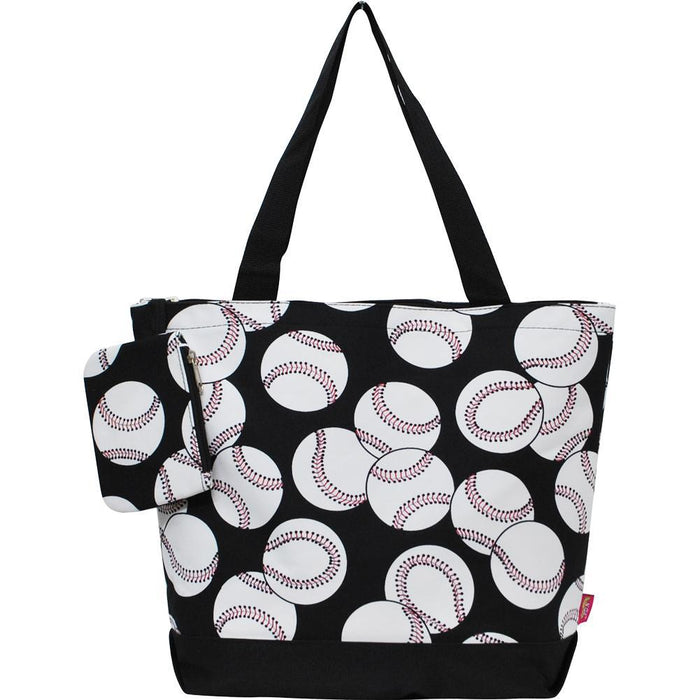 baseball tote bag, NGIL canvas tote, baseball game day bag, canvas baseball tote, baseball mom bag, baseball coach tote, baseball team tote, monogram baseball tote, baseball practice tote, zipper closure tote bag, baseball accessory bag, baseball field tote, baseball travel tote, stylish baseball tote, baseball fan tote, baseball print bag, canvas tote with coin purse, baseball shoulder bag, baseball essentials tote, baseball-themed tote, everyday baseball tote bag