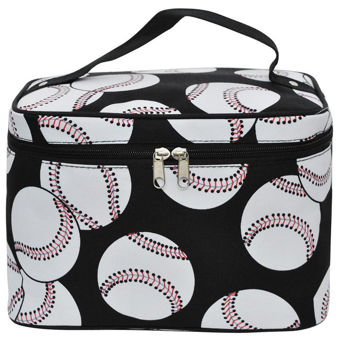baseball cosmetic case, NGIL makeup case, baseball toiletry bag, large baseball makeup bag, canvas baseball case, travel baseball beauty bag, baseball mom cosmetic case, game day makeup case, baseball themed cosmetic bag, top handle baseball case, brush holder makeup bag, baseball tournament toiletry bag, sporty cosmetic case, monogram baseball makeup bag, baseball player travel case, zipper closure makeup case, makeup organizer baseball bag, dugout beauty bag, baseball coach cosmetic bag