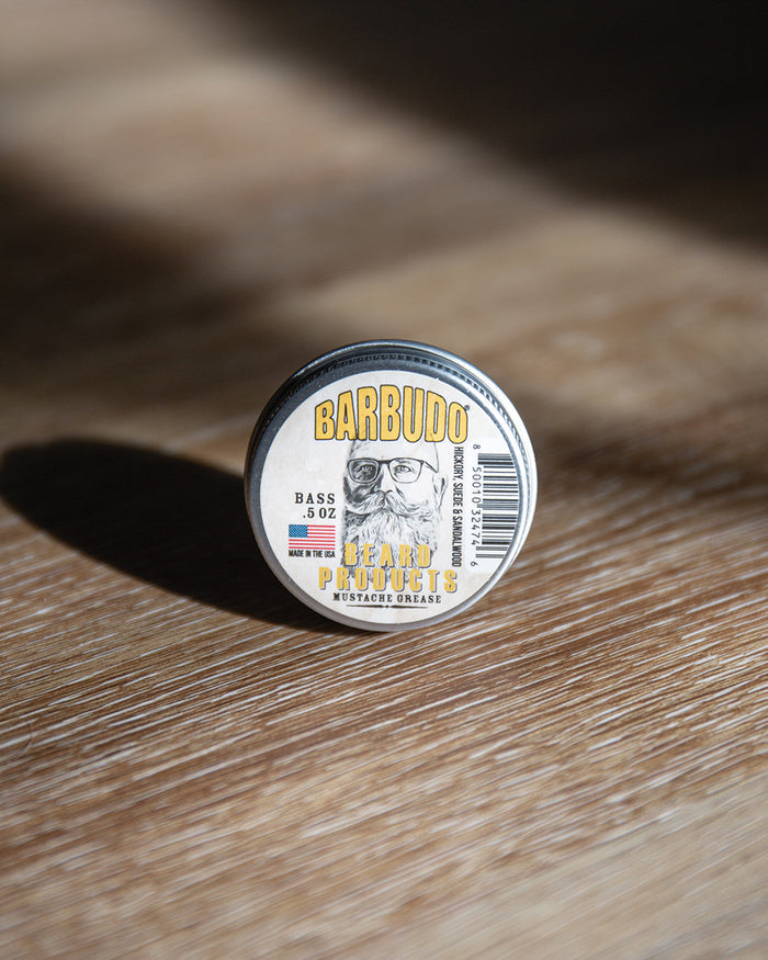 Bass Mustache Wax - Hickory, Suede, Sandalwood