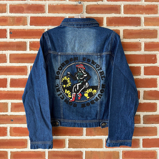 Beaded Bourbon Cowgirl Denim Jacket