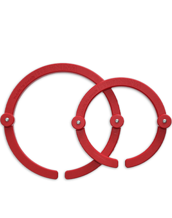 _Bernina Gripper Ring Set- One 8" and One 11" Red Ring Bernina Jeff Sewing Machine Tools Supplies Accessories