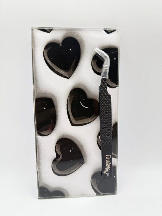 Black Heart Lash Tile