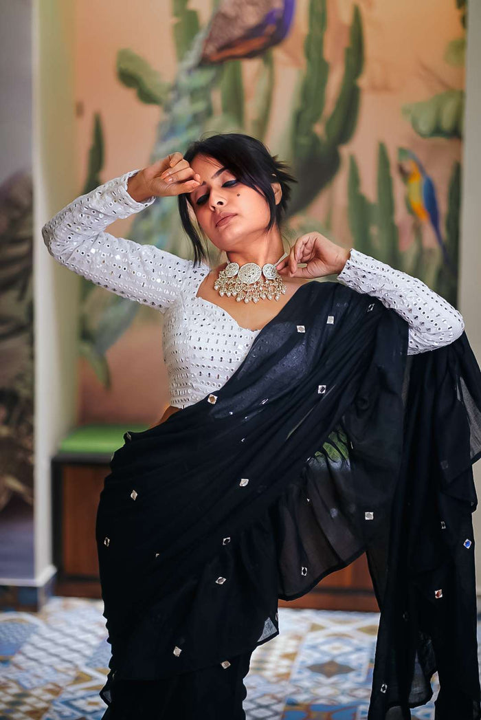 White full sleeves blouse