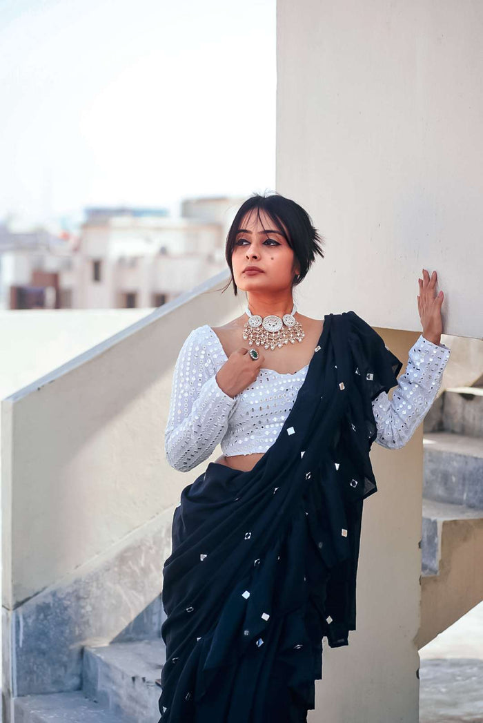 White full sleeves blouse