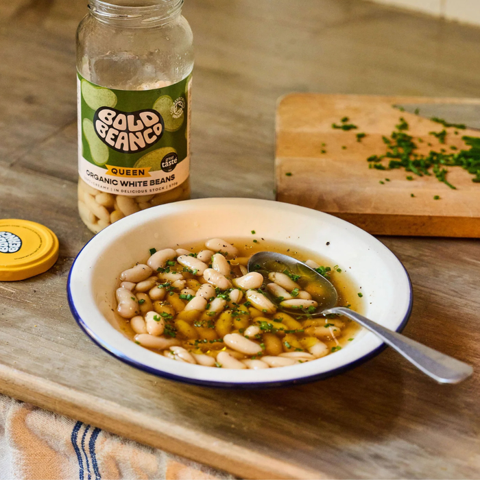 Bold Bean Co Organic White Beans 570g