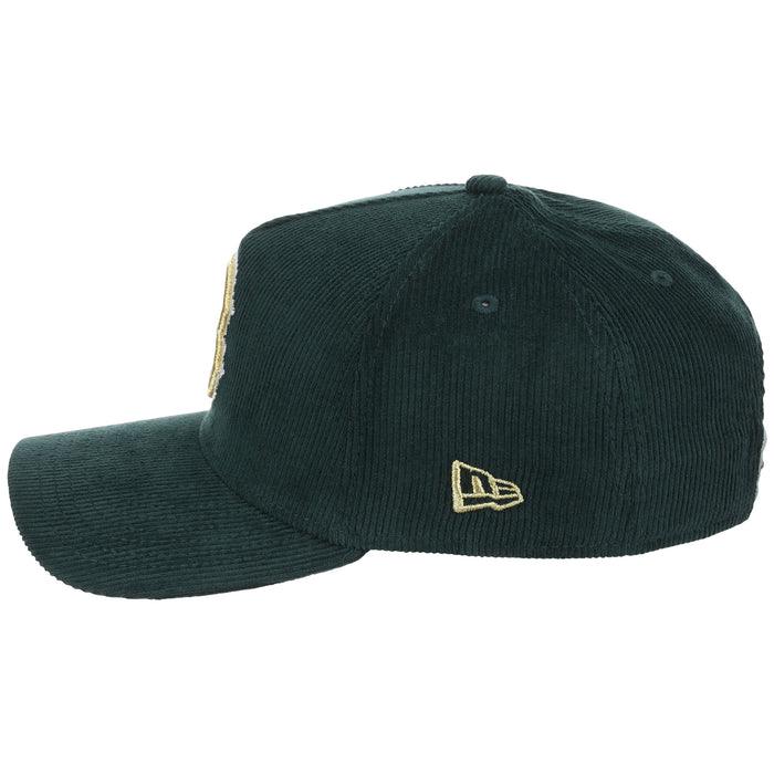 Boston Red Sox MLB Dark Green Cord FASHION CORE New Era 9FORTY A-Frame