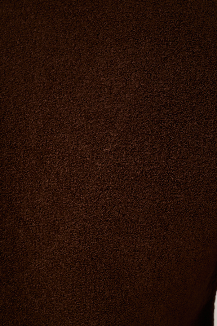 Brown Caffeine Tricot Vest_5