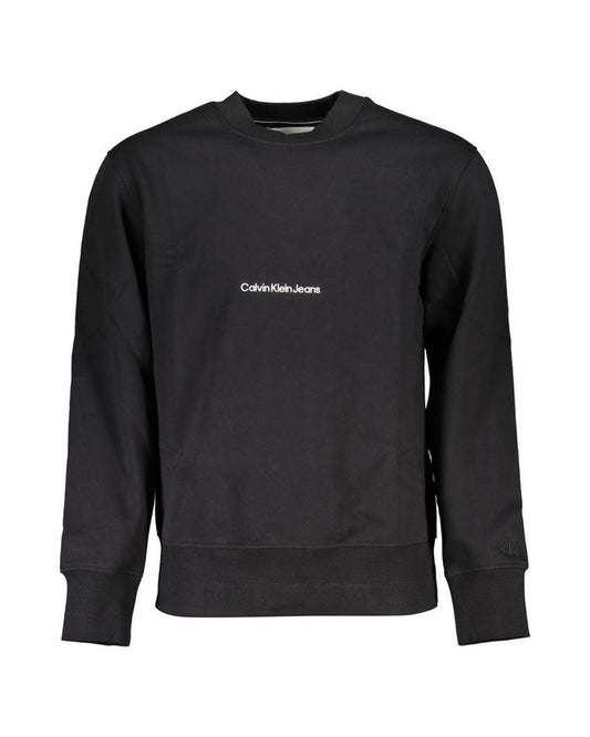 Calvin Klein Black Cotton Men's Sweatshirt