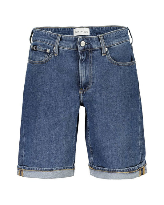 Calvin Klein Blu Cotton Men Short
