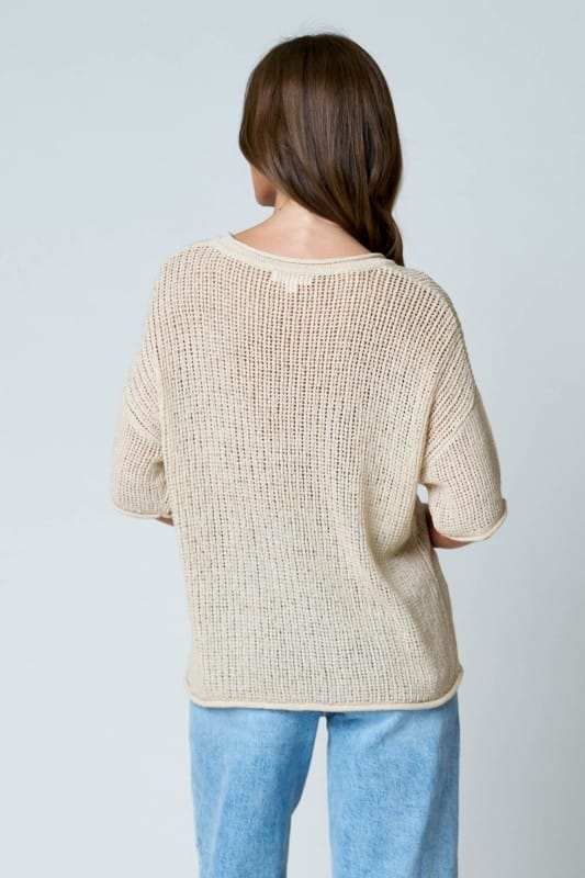 Capri Crochet Knit Top