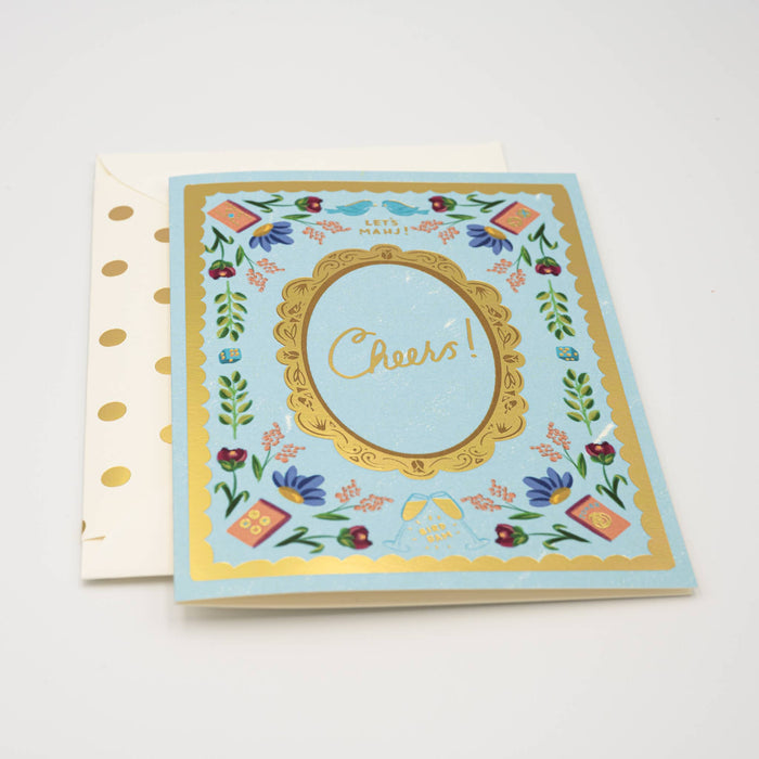 Cheers Mahjong Greeting Card