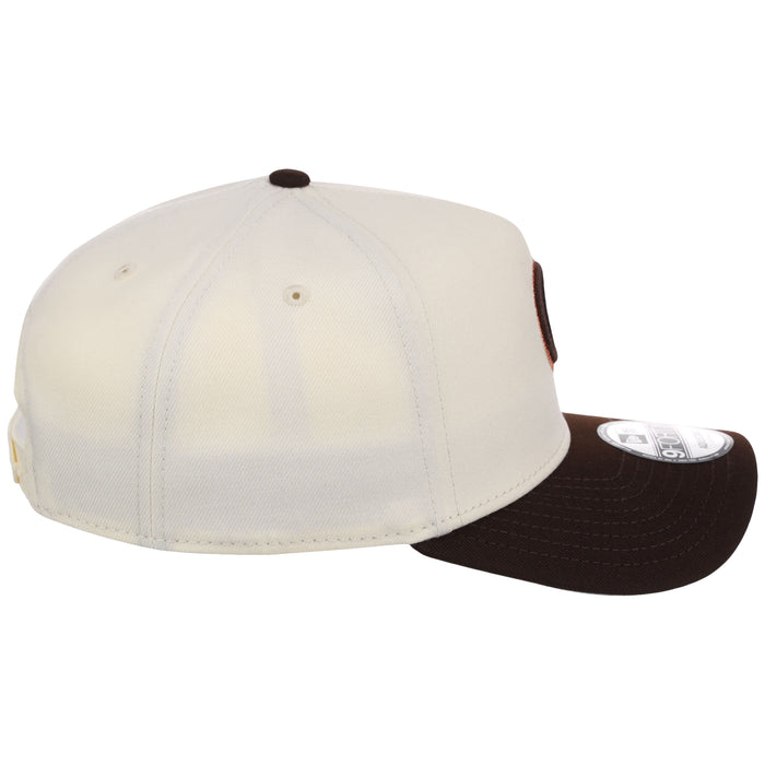 Chicago Cubs MLB Chrome x Burnt Wood FASHION CORE New Era 9FORTY A-Frame