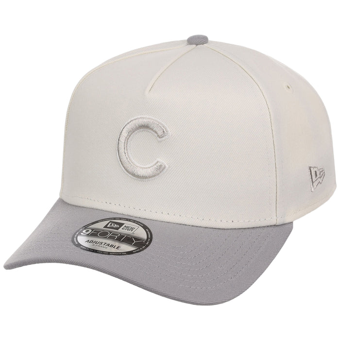 Chicago Cubs MLB Chrome x Gray FASHION CORE New Era 9FORTY A-Frame