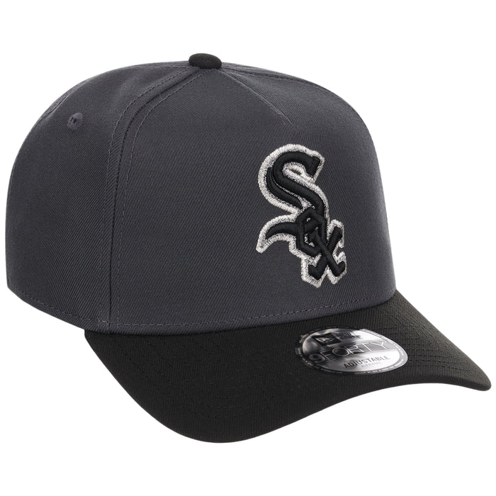 Chicago White Sox MLB Graphite x Black FASHION CORE New Era 9FORTY A-Frame