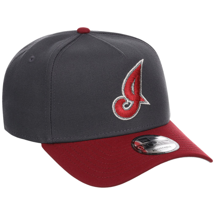 Cleveland Indians MLB Graphite x Cardinal FASHION CORE New Era 9FORTY A-Frame