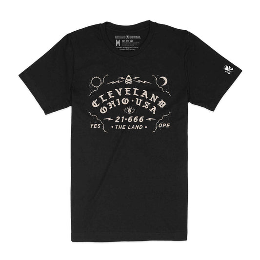 Cleveland Ouija Board - Mens/Unisex Crew T-Shirt