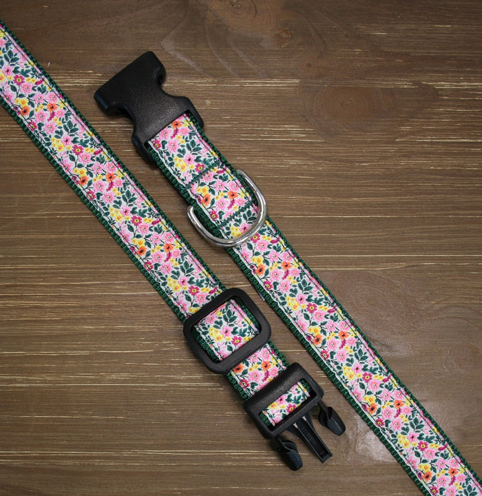 flower-garden-dog-collar