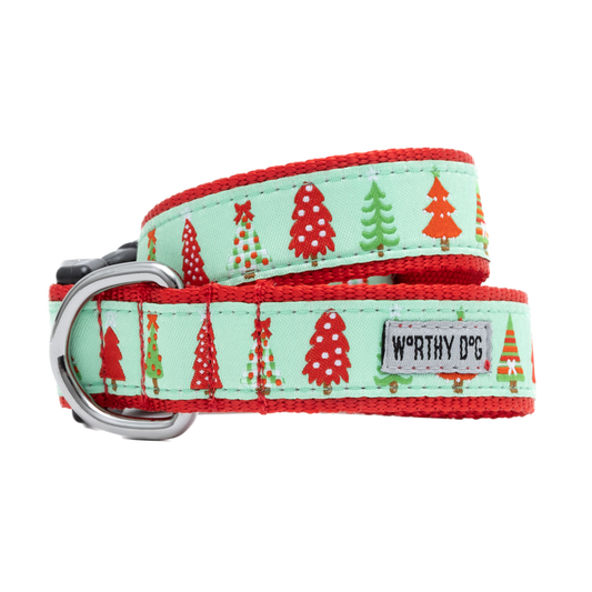 HOLIDAY-CHRISTMAS-TREES-DOG-COLLAR