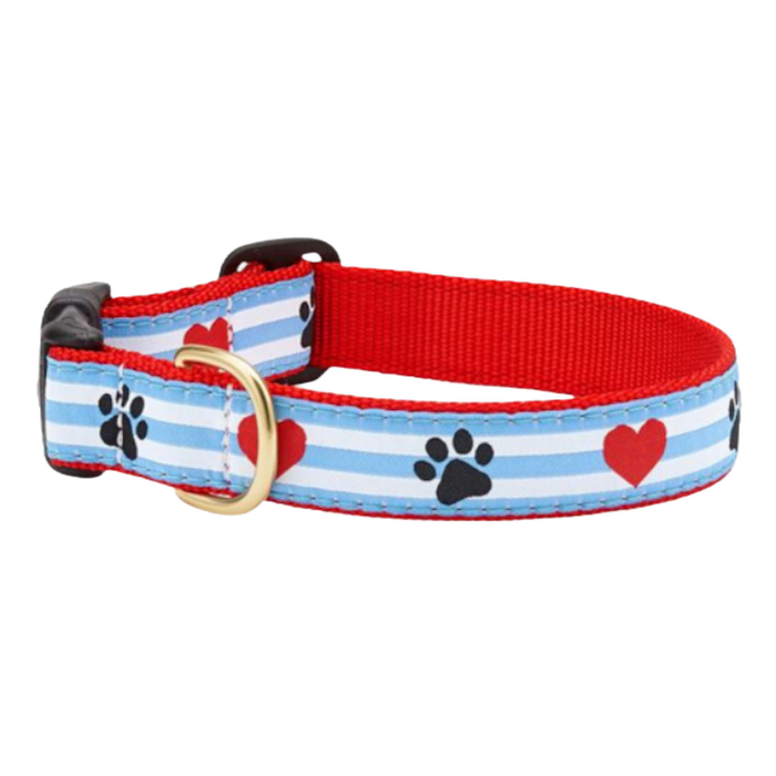 PAWPRINT-STRIPE-DOG-COLLAR