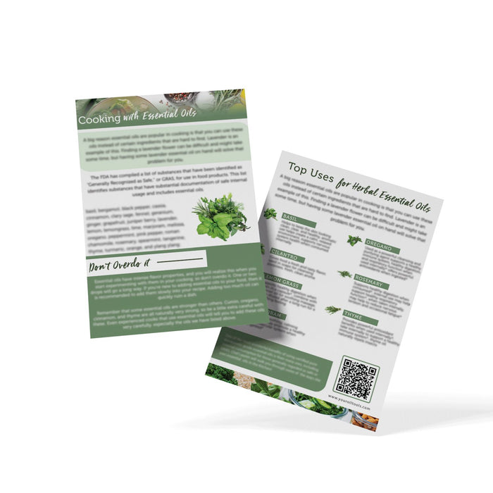 Cooking with Essential Oils Chart at Your Oil Tools