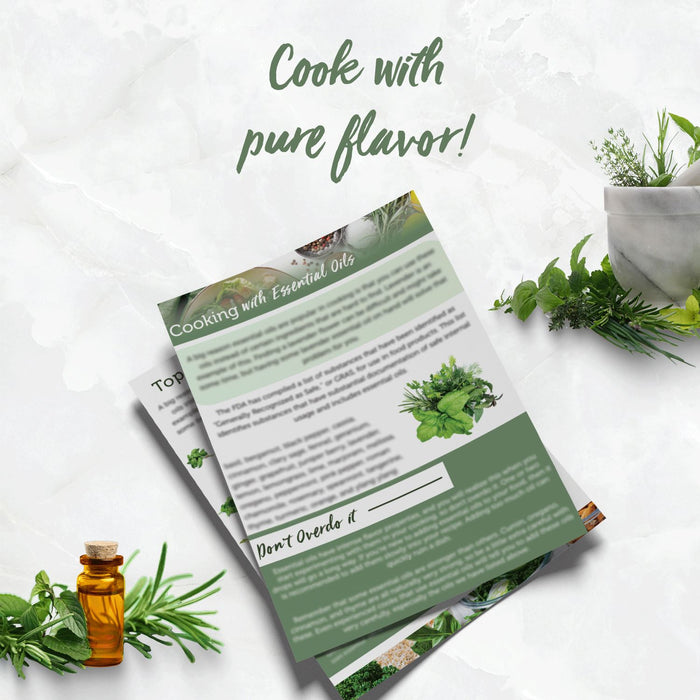 Cooking with Essential Oils Chart at Your Oil Tools