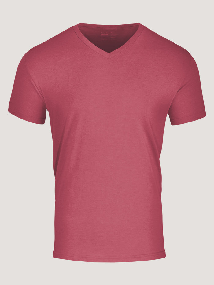 Coral V-Neck Tees | men’s v-neck tees designed for comfort, breathability, & fit