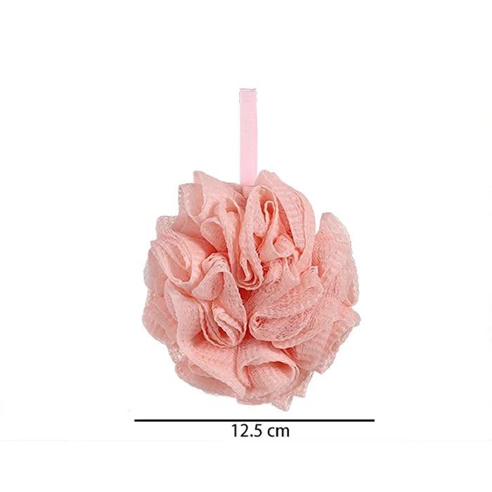 Cute Cat Paw Bath Loofah Sponge Set – Soft Exfoliating Mesh Shower Pouf with Hanging Loop for Kids & Adults (Pink & Blue) (BT35)