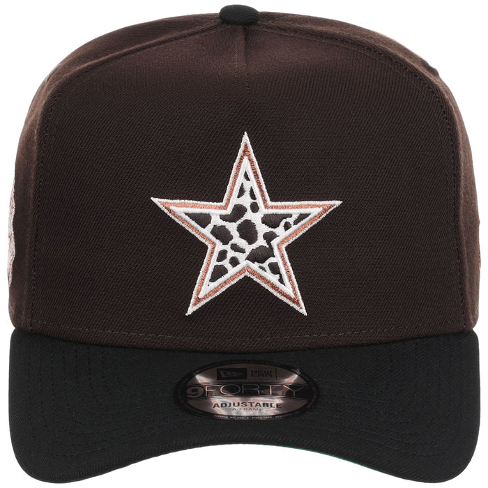 Dallas Cowboys Burnt Graphite Dallas Starhide New Era 9FORTY A-Frame
