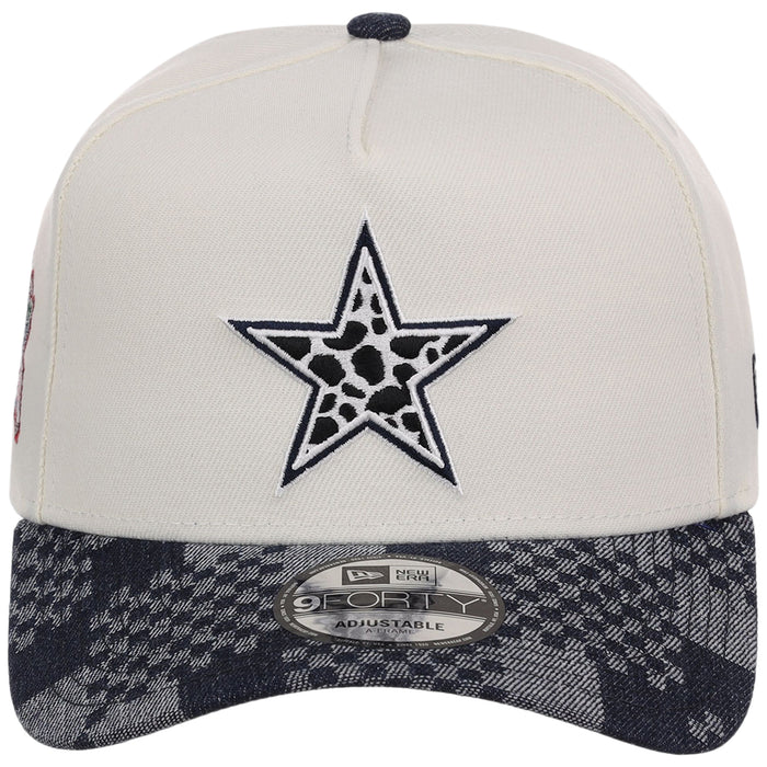 Dallas Cowboys Chrome Denim Dallas Starhide New Era 9FORTY A-Frame