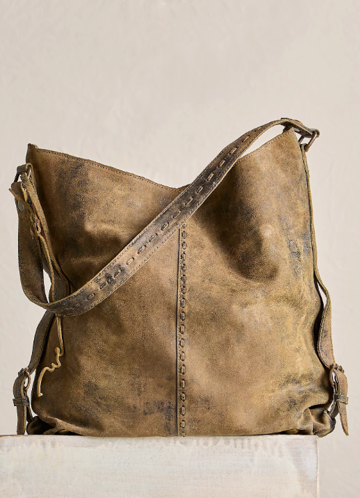 Dallas Distressed Lea- Sandblasted Khaki
