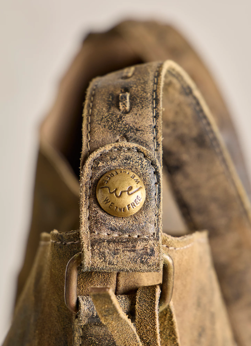 Dallas Distressed Lea- Sandblasted Khaki