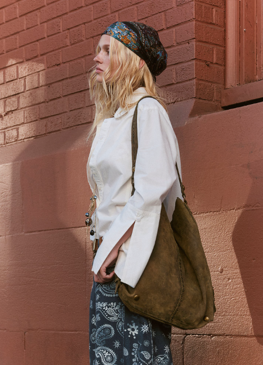 Dallas Distressed Lea- Sandblasted Khaki