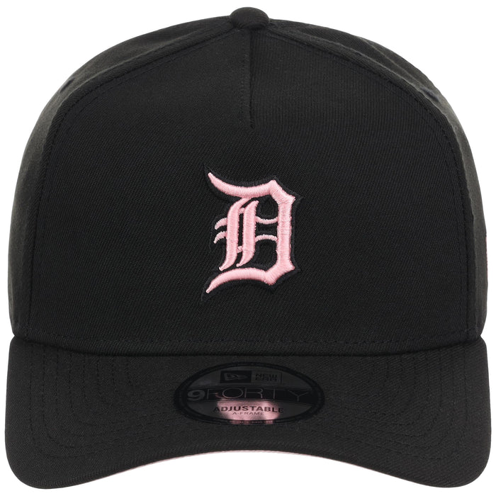 Detroit Tigers MLB Black x Pink FASHION CORE New Era 9FORTY A-Frame