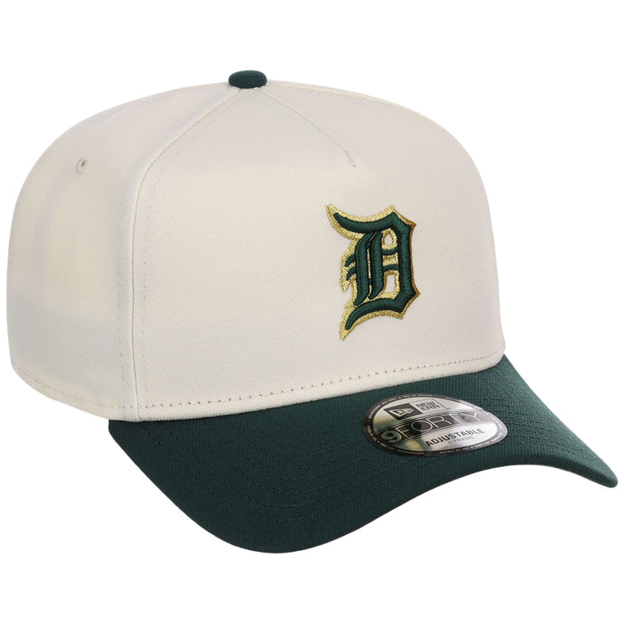 Detroit Tigers MLB Chrome x Dark Green FASHION CORE New Era 9FORTY A-Frame