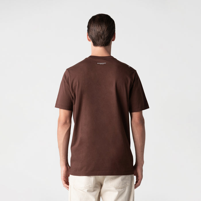 DOMUS T-SHIRT MEN BROWN