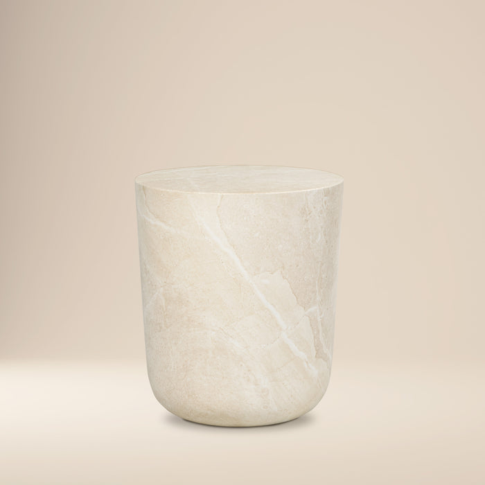 Dorset Side Table | Sandstone White