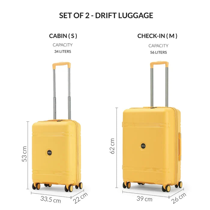 Drift Luggage Set Of 2 - S+M
