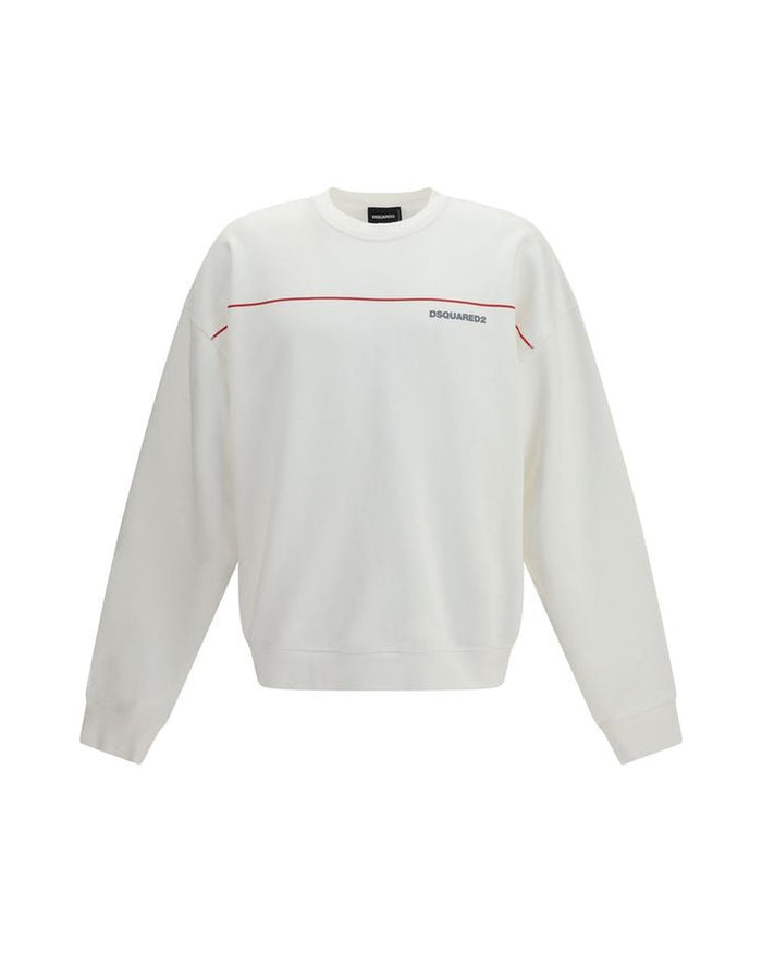 Dsquared² White Cotton Sweatshirt