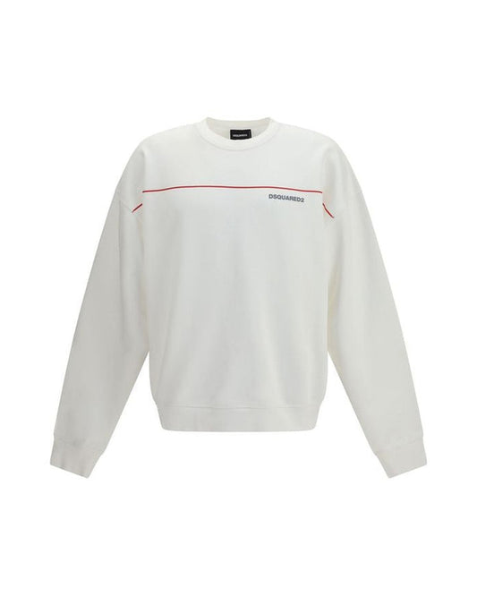 Dsquared² White Cotton Sweatshirt