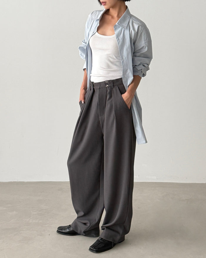 Dual Hook Wide Slacks
