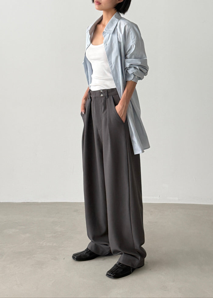 Dual Hook Wide Slacks