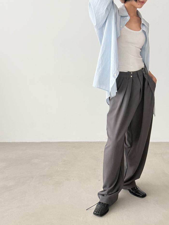 Dual Hook Wide Slacks