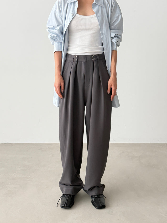Dual Hook Wide Slacks