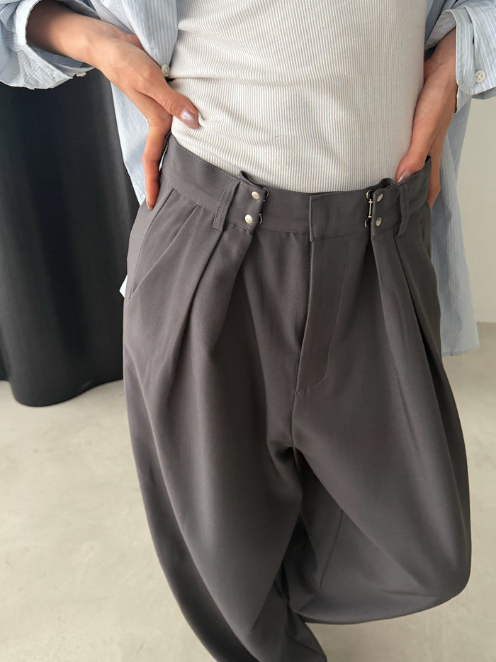 Dual Hook Wide Slacks
