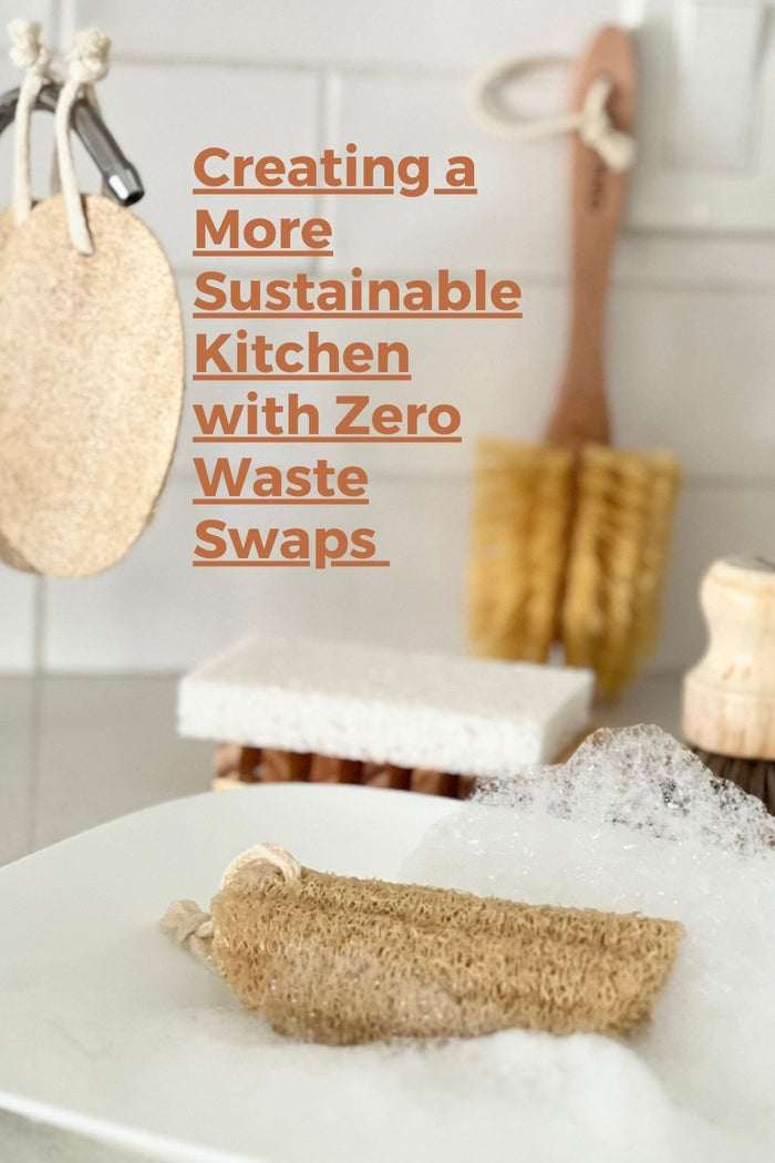 Eco-Friendly Kitchen Cleaning Set – Zero Waste Bamboo Dish Brushes & Natural Sponges | Plastic-Free & Compostable - Gaia Guy