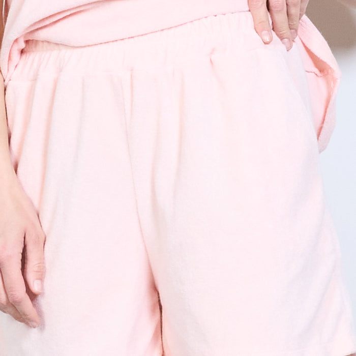 Elastic waist relaxed fit casual shorts wholesale