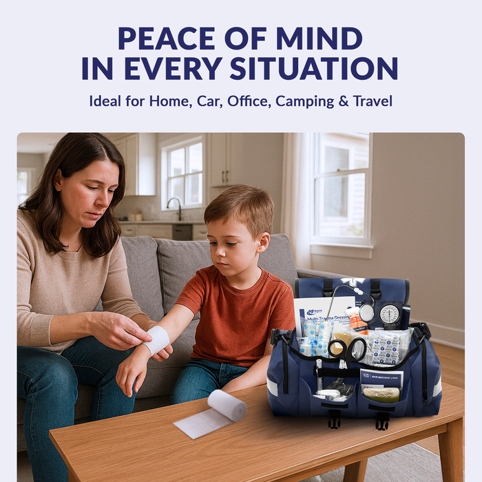 Emergency Response Kit Amz Fill Blue Bag